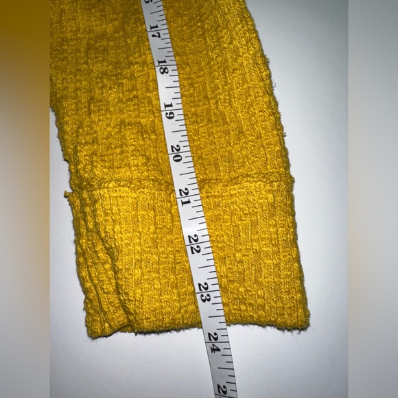 Two by Vince Camuto Mustard Yellow Textured Button Up Cardigan Women’s XXL - Picture 6 of 7